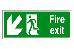 fire exit stairs